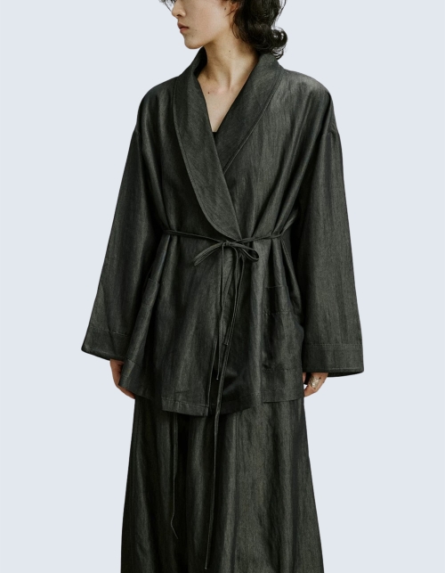 Setin strap kimono shirt