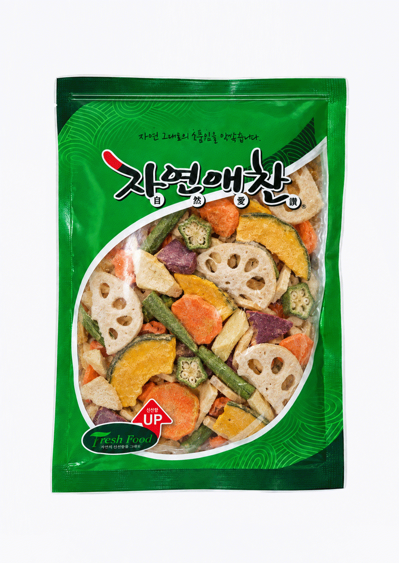 자연애찬물방울(초록/지퍼형)