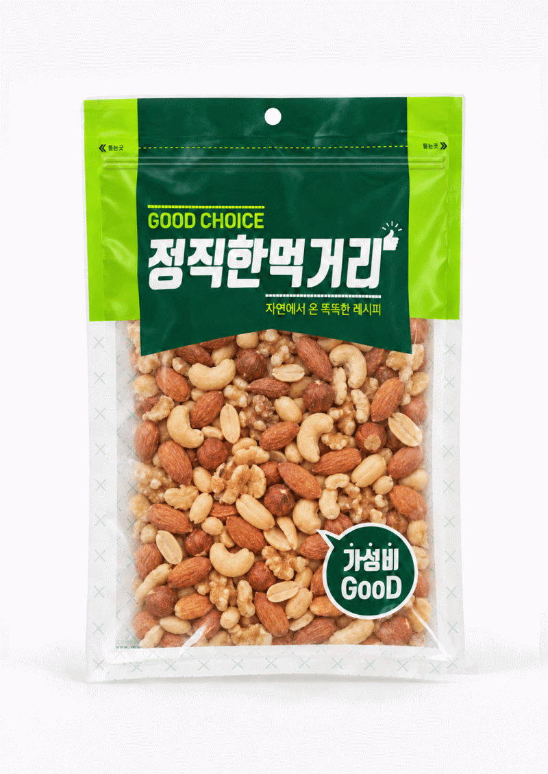 정직한먹거리(초록/지퍼형)
