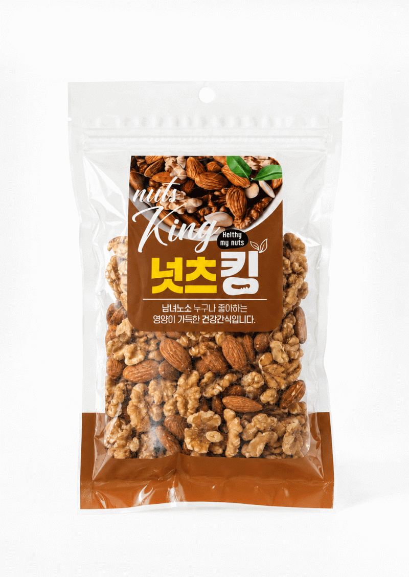 넛츠킹(초코/소)지퍼형