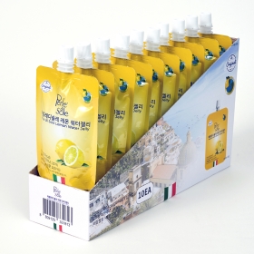 페를레디솔레 레몬 워터젤리 곤약젤리 저칼로리 디저트 간식 포지타노 100g 10개 1박스