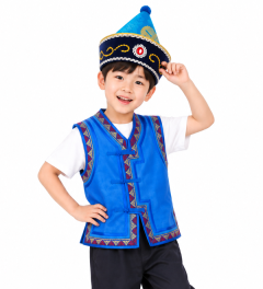 몽골조끼+모자set