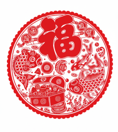 비닐福장식set(26cm)