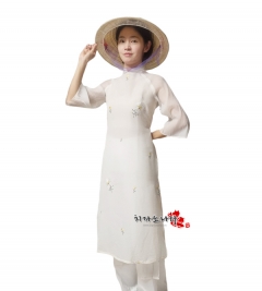 아이보리 쉬폰아오자이(베트남)