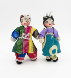 우즈벡전통인형set小