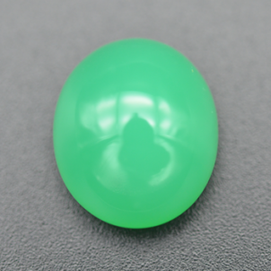 청사과 컬러의 천연 크리소프레이즈 나석 원석 5.35ct