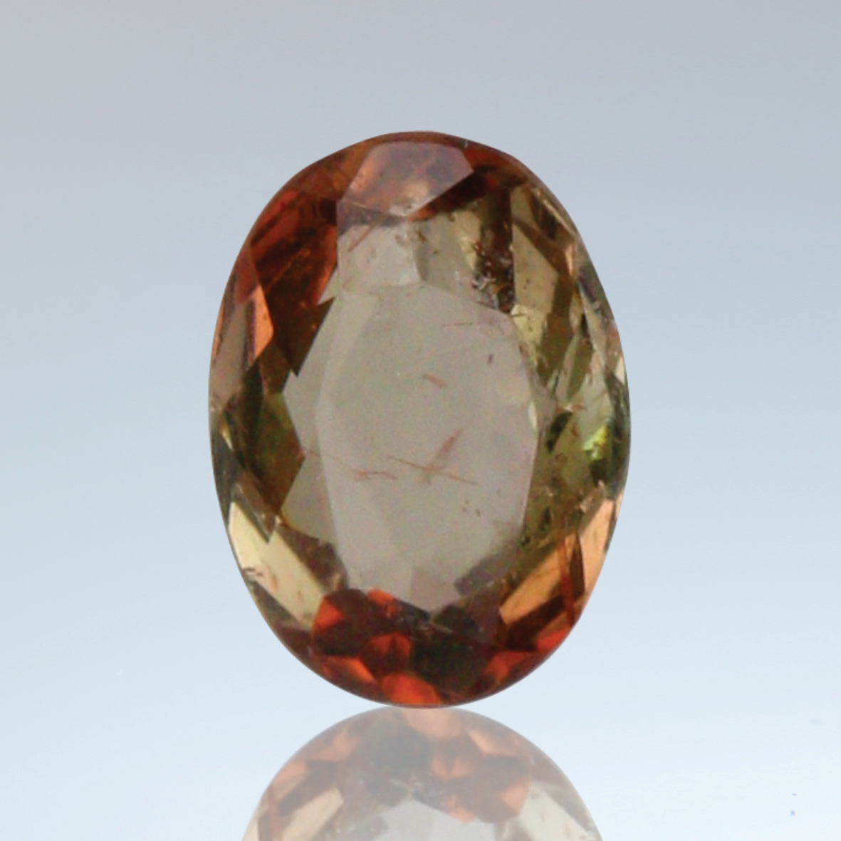 옐로우, 그린, 브라운 컬러의 조화가 매력적인 천연 안달루사이트 1.12ct