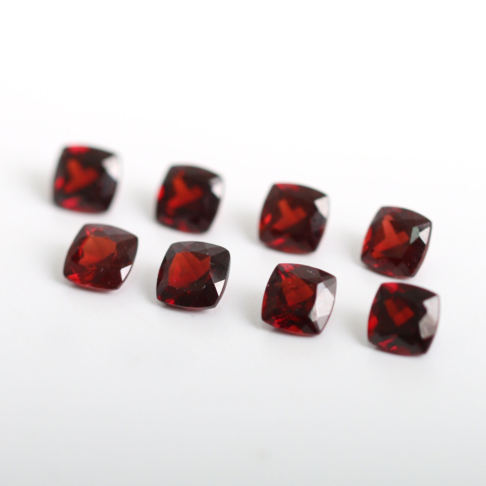천연 가넷(석류석) 나석 원석 5mm 쿠션컷 Garnet 1월탄생석