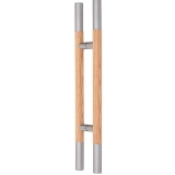 2구 손잡이 GRO 1오크*헤어라인(700*340센터)