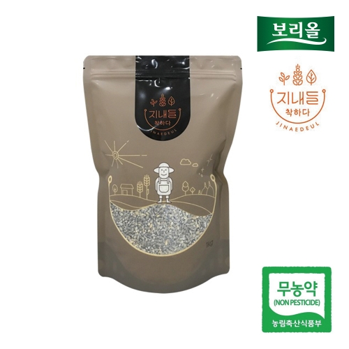25년 햇곡) 보리올 강호청 찰보리쌀 1kg 1개