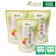 보리올 국산 유기농 엿질금 식혜 엿기름 가루 500g 1봉