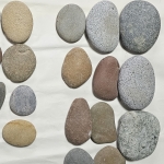 납작돌( Flat pebble)1포(15kg)/그림자갈 돌공예 조경정원 물수제비자갈 축제자갈