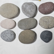 납작돌( Flat pebble) 1봉(3kg) 그림그리기 페인팅 돌공예 애완돌