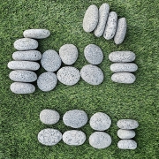 납작돌 선별연회색 7kg(1봉) 소포장 그림그리기 화분자갈 자연자갈
