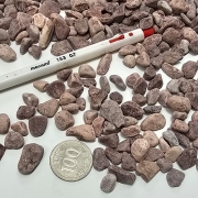 홍자갈(붉은자갈) red pebble 소포장3.5kg(1봉)