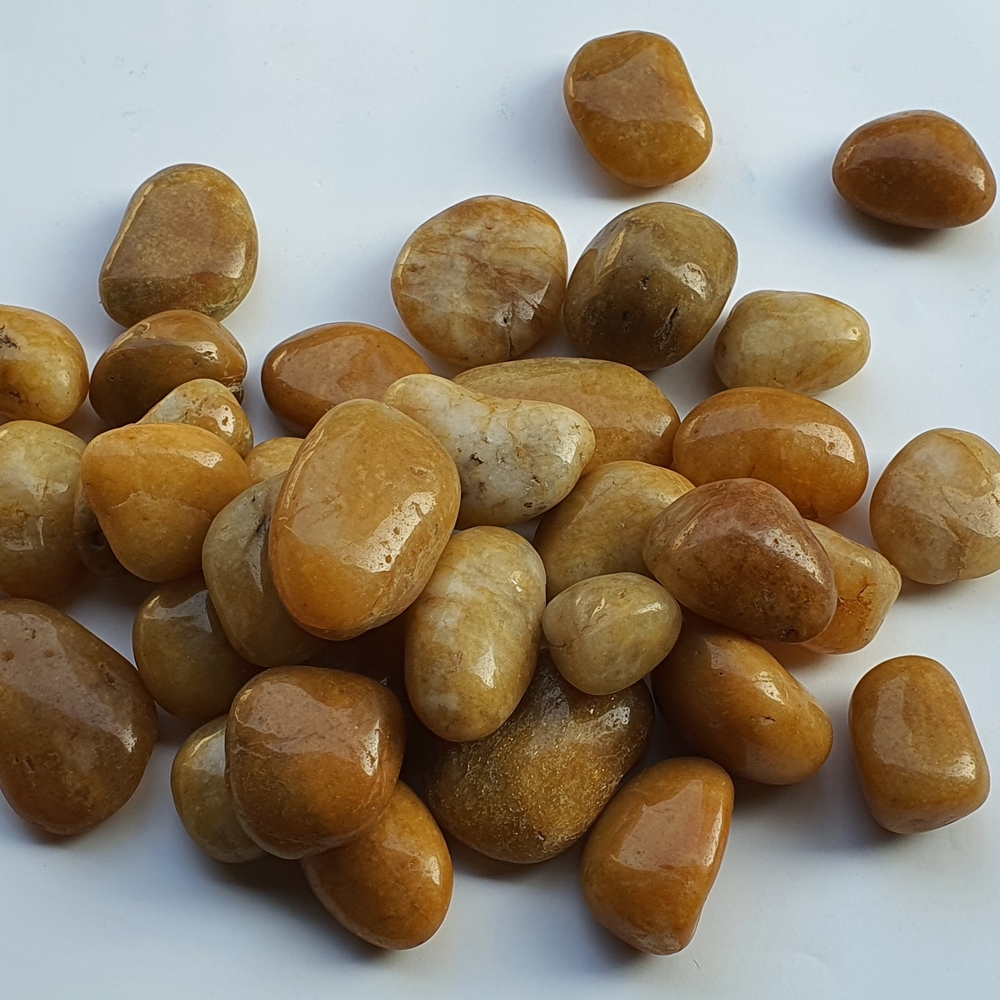 광택황자갈(고광택A급)20-30mm 소포장(3.5kg 1봉)