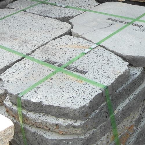 현무암부정형디딤돌 두께50mm 1파렛(52장) 디딤석 현무암판재