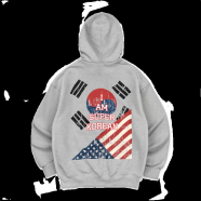 메이드한멋 KOR X USA 후드티셔츠