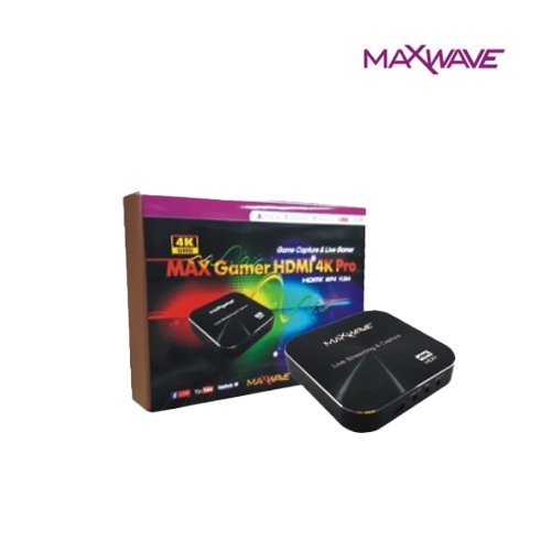 Max Gamer HDMI 4K Pro [외장형 USB 캡처장비/HDMI캡처/게임방송/유튜브방송]