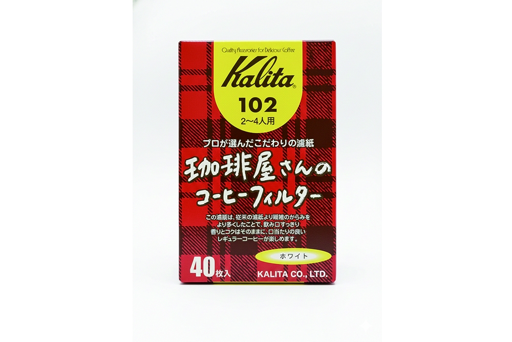 칼리타 커피숍 종이 필터 화이트 102