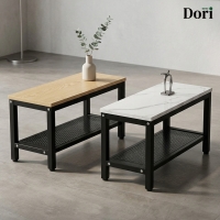 아이언 블랙 2단 거실장 (4가지 색상)