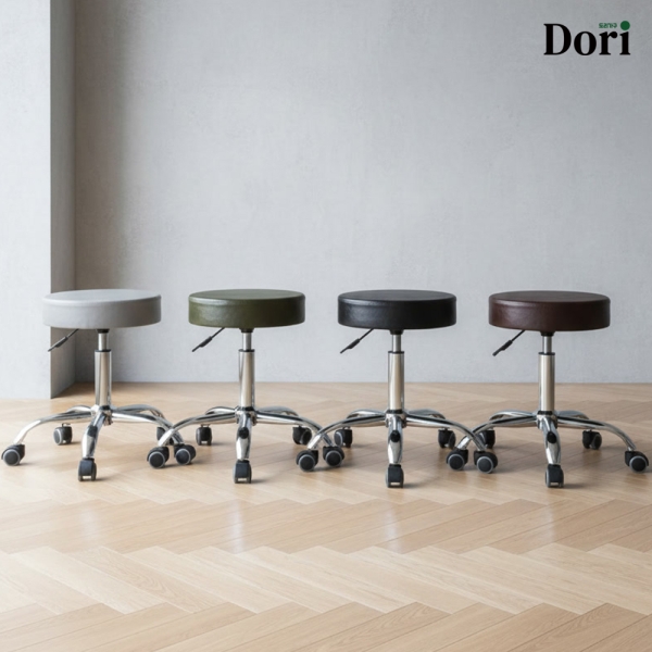 동글이 바퀴형 의자 (4가지 색상)