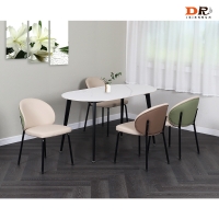 이오스 타원형 블랙 1400 세라믹 + 아리코 4인 세트