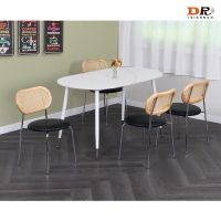 이플S 타원형 화이트 1400 세라믹 + 리베라 4인 세트