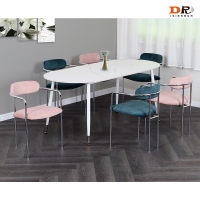 이플S 타원형 화이트 1800 세라믹 + 에셀 6인 세트