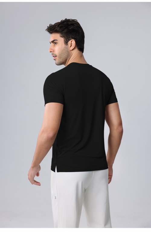 [JC] 킥 1-드라이 쿨 라운드 티셔츠_검정(Black)