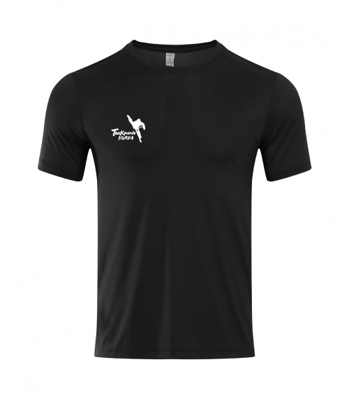 [JC] 킥 1-드라이 쿨 라운드 티셔츠_검정(Black)