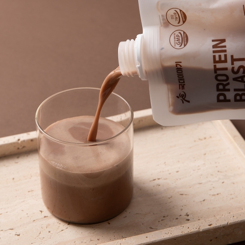 단백질블라스트 프로틴 쉐이크 초코맛 보충제 파우더 한끼 식사대용 스파우트 파우치 30g 30포 [원산지:상세설명에 표시]