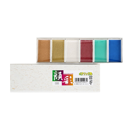 [서령필방] 안채 메탈 세트/메탈/ 6색/15500/캘리/담채화/연하장/크리스마스카드/수묵화