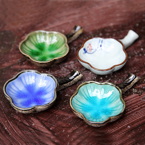 [서령필방] 소벚꽃문양 세필종지 7cm (소) (택1) /서예도구/도자기/먹물/