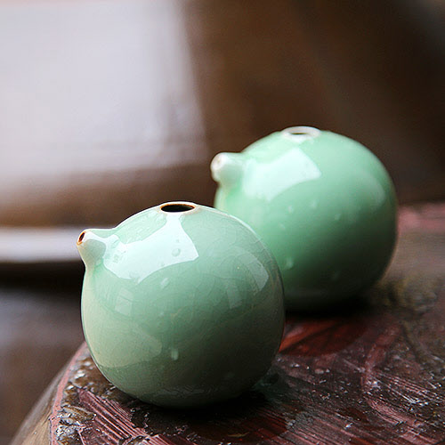 [서령필방] 청자연적 7~8cm (택1) /서예도구/도자기/먹물/붓/문방사우/서예용품