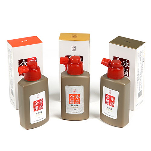 [서령필방] 금/은/주묵액 100g (선택1) 영창금묵 불화 사경 먹 먹물 주묵액 주먹