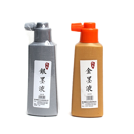 [서령필방] 북태 금(은)묵액 100g (색상선택1) 북태 묵액 불화 사경 주액 물감