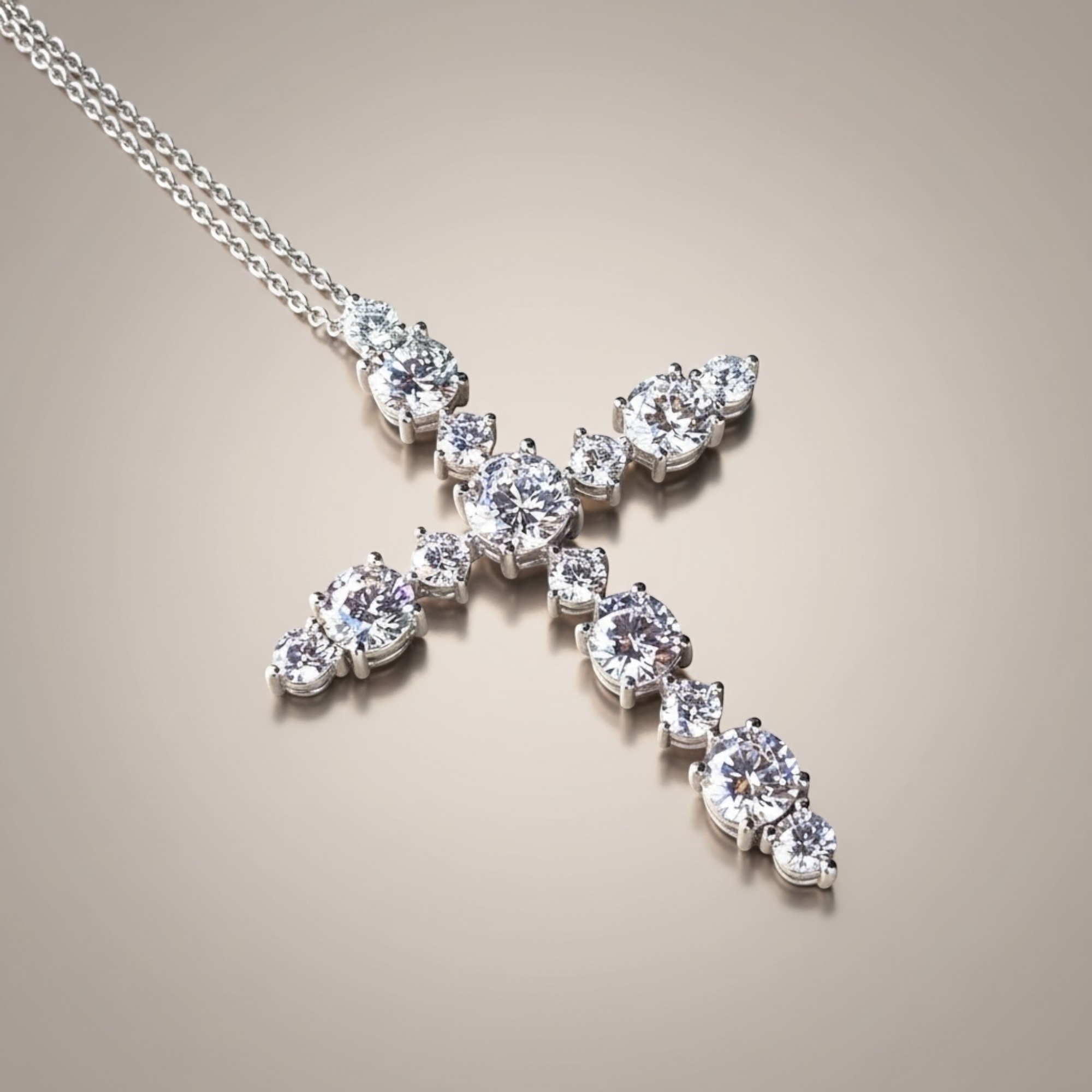 Zest Cross Necklace (제스트 크로스 네크리스)_Silver925