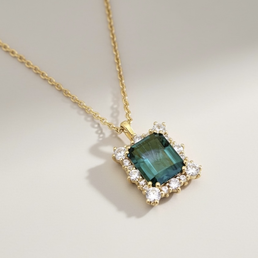 Green Grove Necklace (그린그로브 네크리스)_Silver925