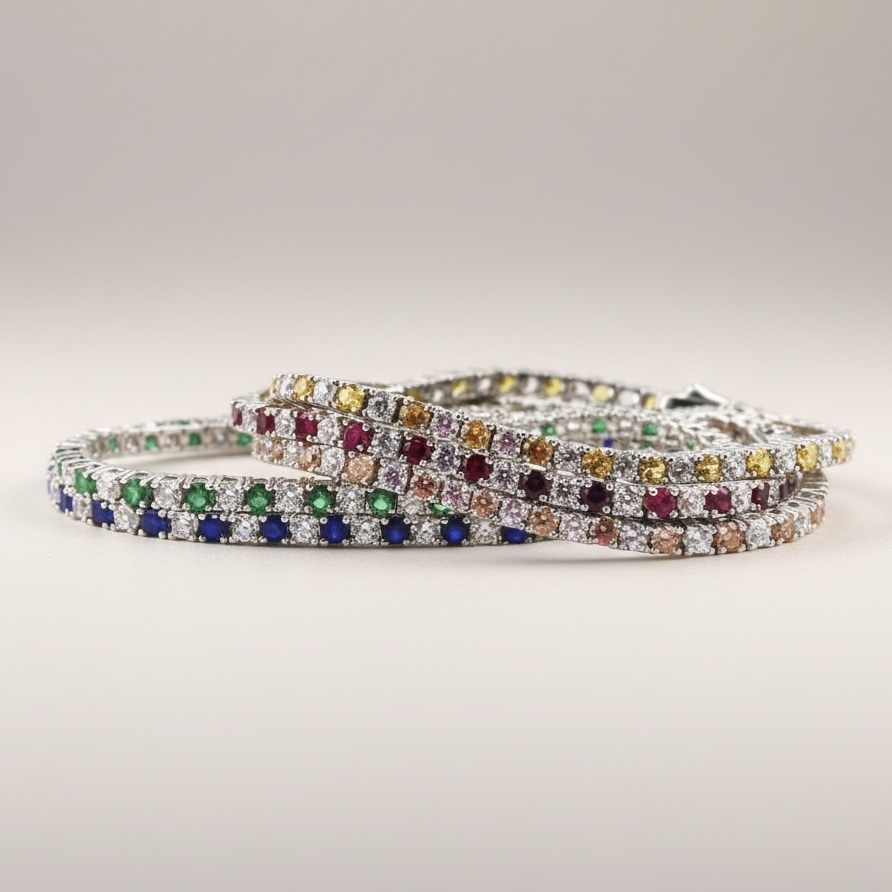 Vito One By One Tennis Bracelet (비토 원바이원 테니스팔찌)_ Silver925