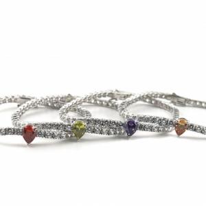 1부테니스 물방울 쉐입 팬시 Bracelet