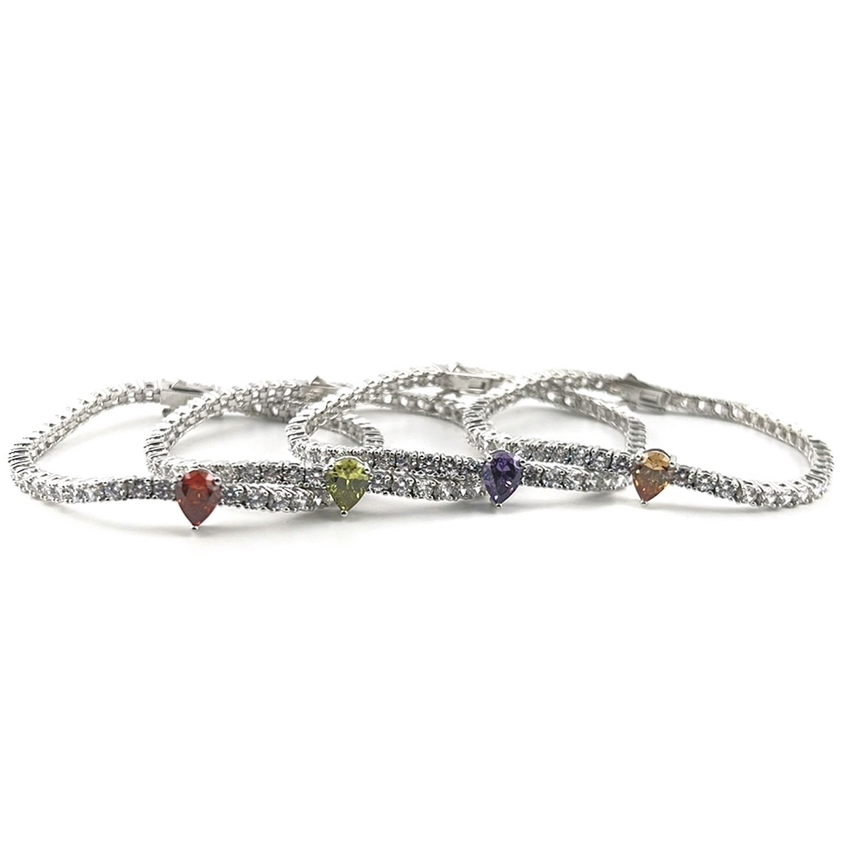 1부테니스 물방울 쉐입 팬시 Bracelet