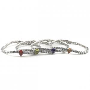 1부테니스 물방울 쉐입 팬시 Bracelet
