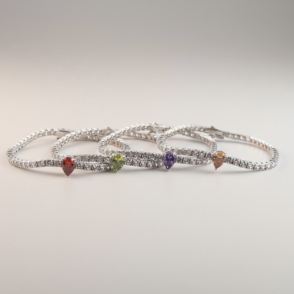 1부테니스 물방울 쉐입 팬시 Bracelet