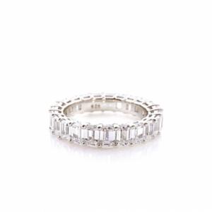 Emerald Cut Full Setting Ring (에메럴드컷 풀셋팅링)_ Silver925
