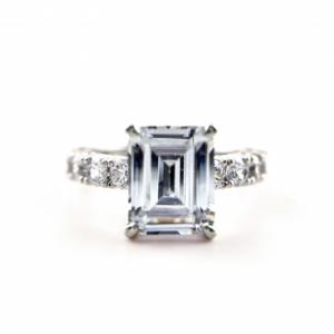 Emerald Cut Setting Ring (에메럴드컷셋팅 링)_ Silver925