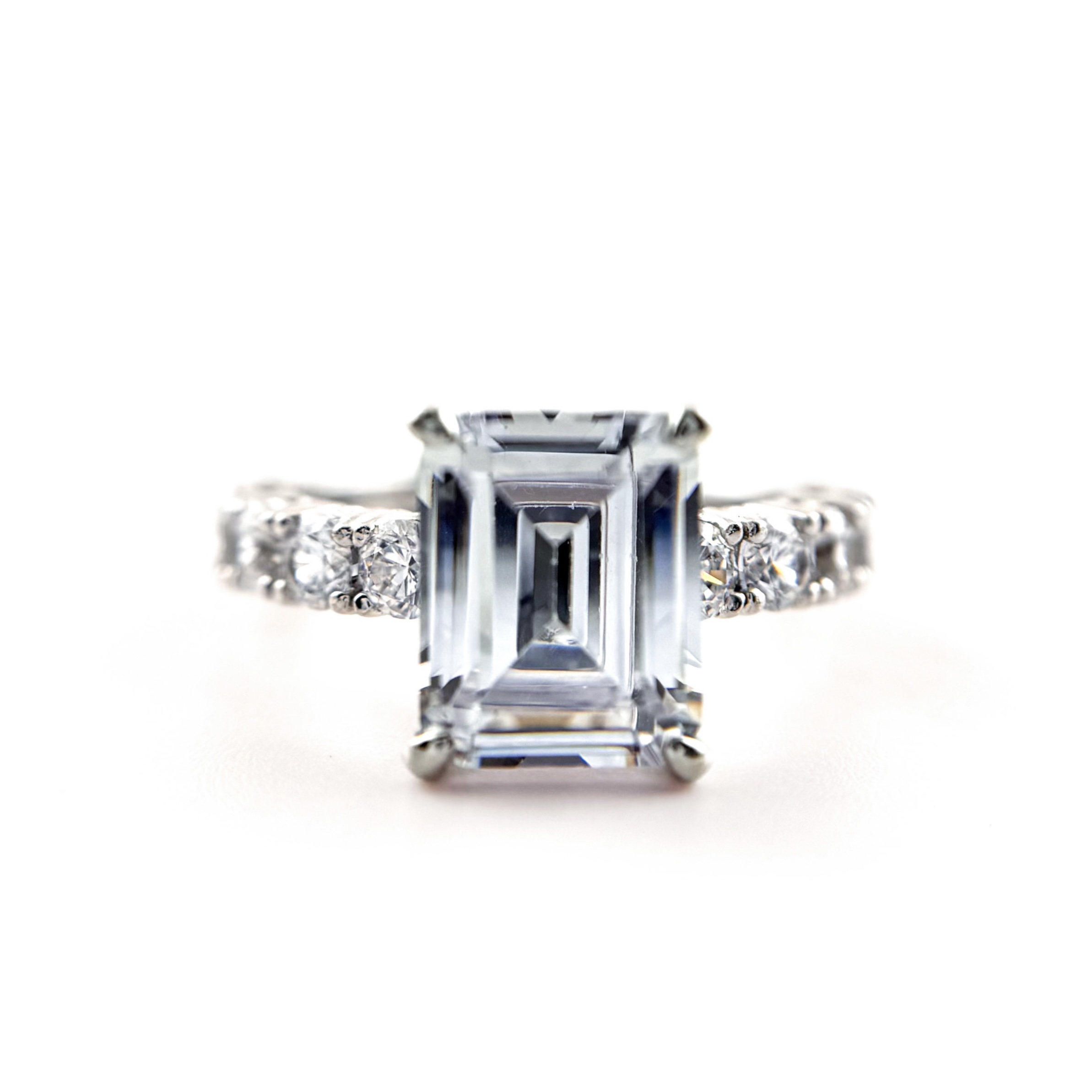 Emerald Cut Setting Ring (에메럴드컷셋팅 링)_ Silver925