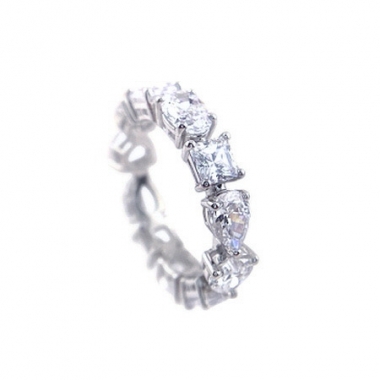 Fancy Cut  Around Ring(팬시컷 어라운드 링)_Silver925