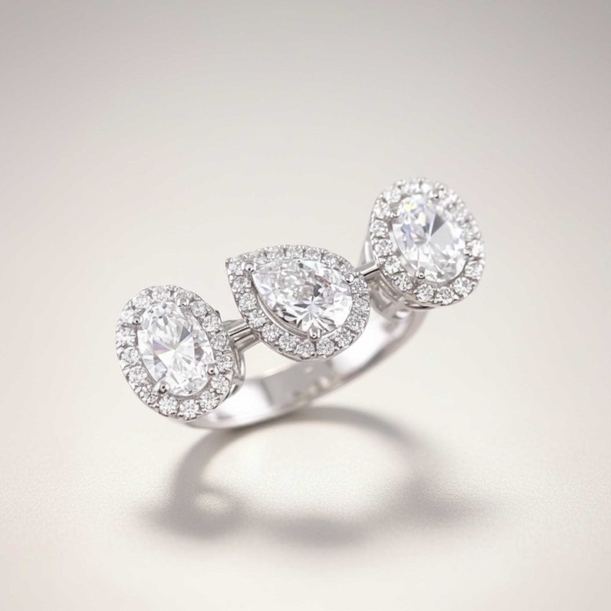 Halo Fancy cut Ring (헤일로 팬시컷 링)_Silver925