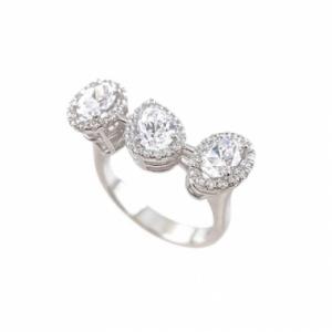 Halo Fancy cut Ring (헤일로 팬시컷 링)_Silver925